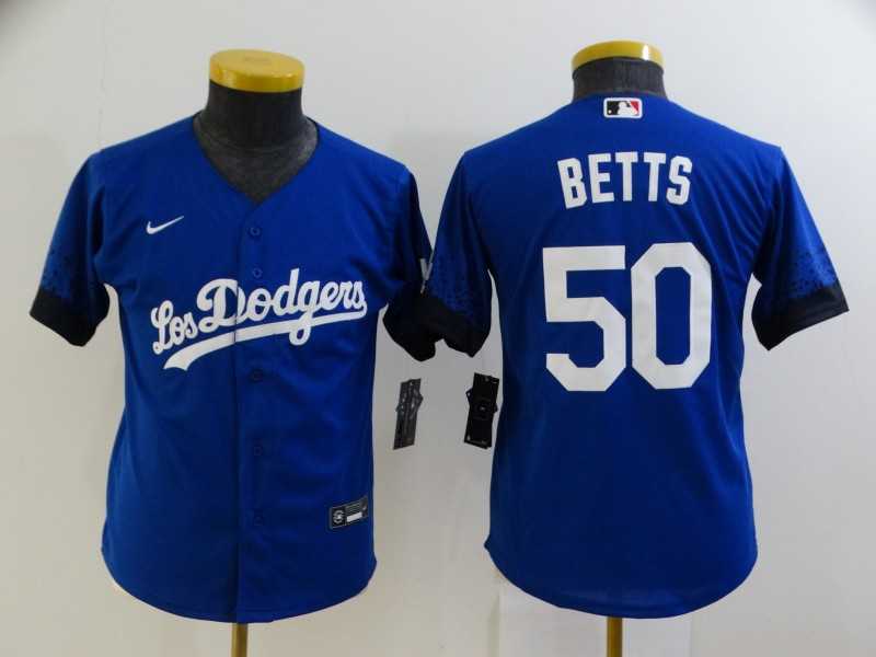 Youth Dodgers 50 Mookie Betts Royal 2021 City Connect Cool Base Jersey1,We sell and wholesale Youth Dodgers 50 Mookie Betts Royal 2021 City Connect Cool Base Jersey1 on line form chian!